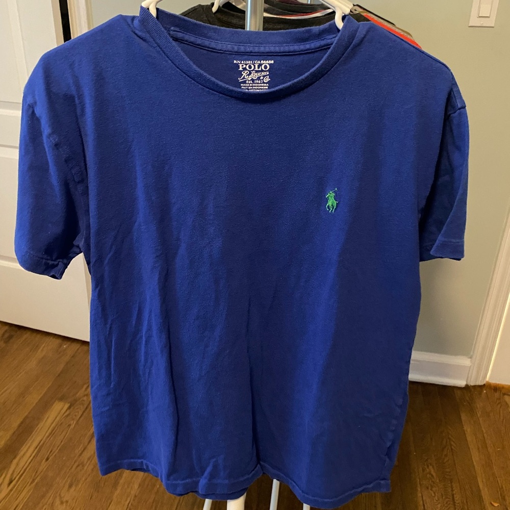 Royal Blue short sleeve polo tshirt